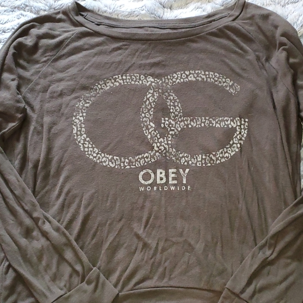 Obey long sleeve shirt